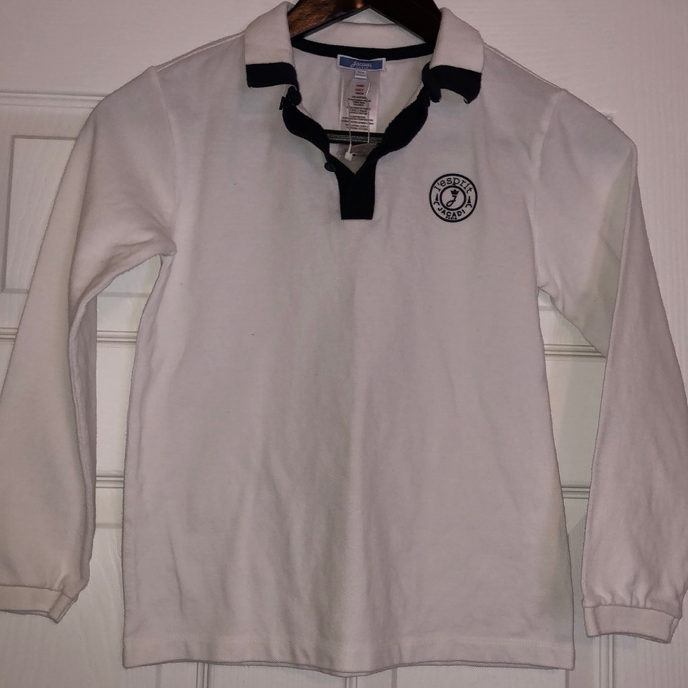Jacadi Paris Kid’s White Polo Shirt